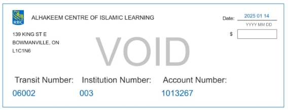 Bank Account Details